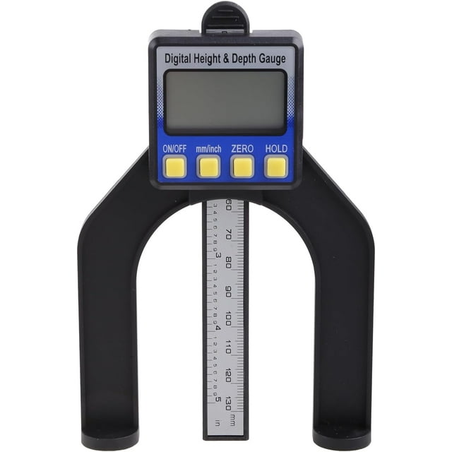 FCDigital Height & Depth Gauge for Hand Router Table with Feet Self