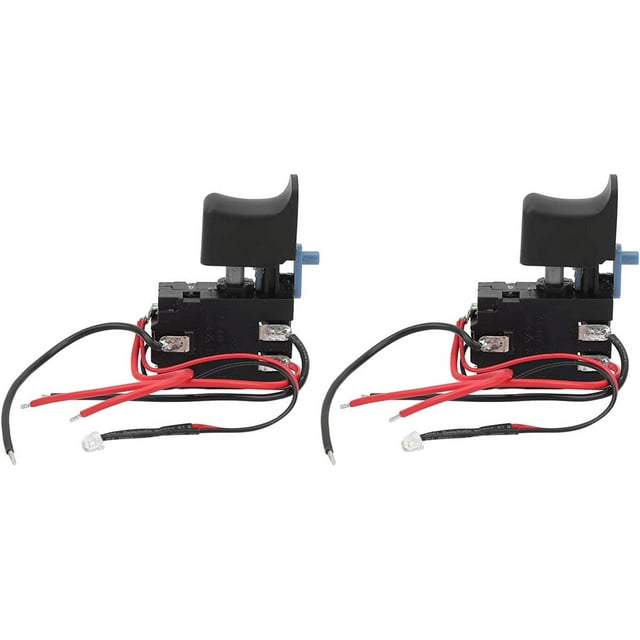 FCDrill Switch Trigger 2pcs Power Tool Trigger Switch with lighting