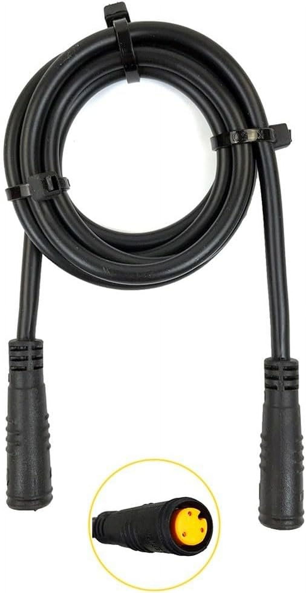 E-bike Shaped Connector 2/3/4/5/6 Pin Cable Waterproof Connector Signal Line Extension Cable For Bafang Electric Bicycle Cycling - Foto 3