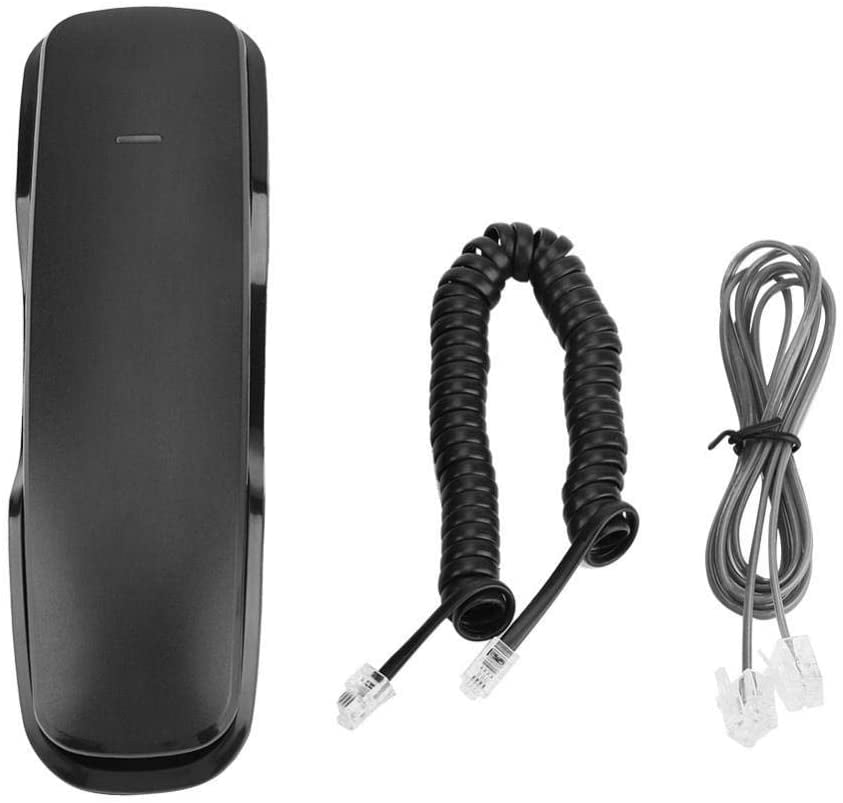 FCExpandable Corded Telephone, Last Number Redial Phone Pause and Mute