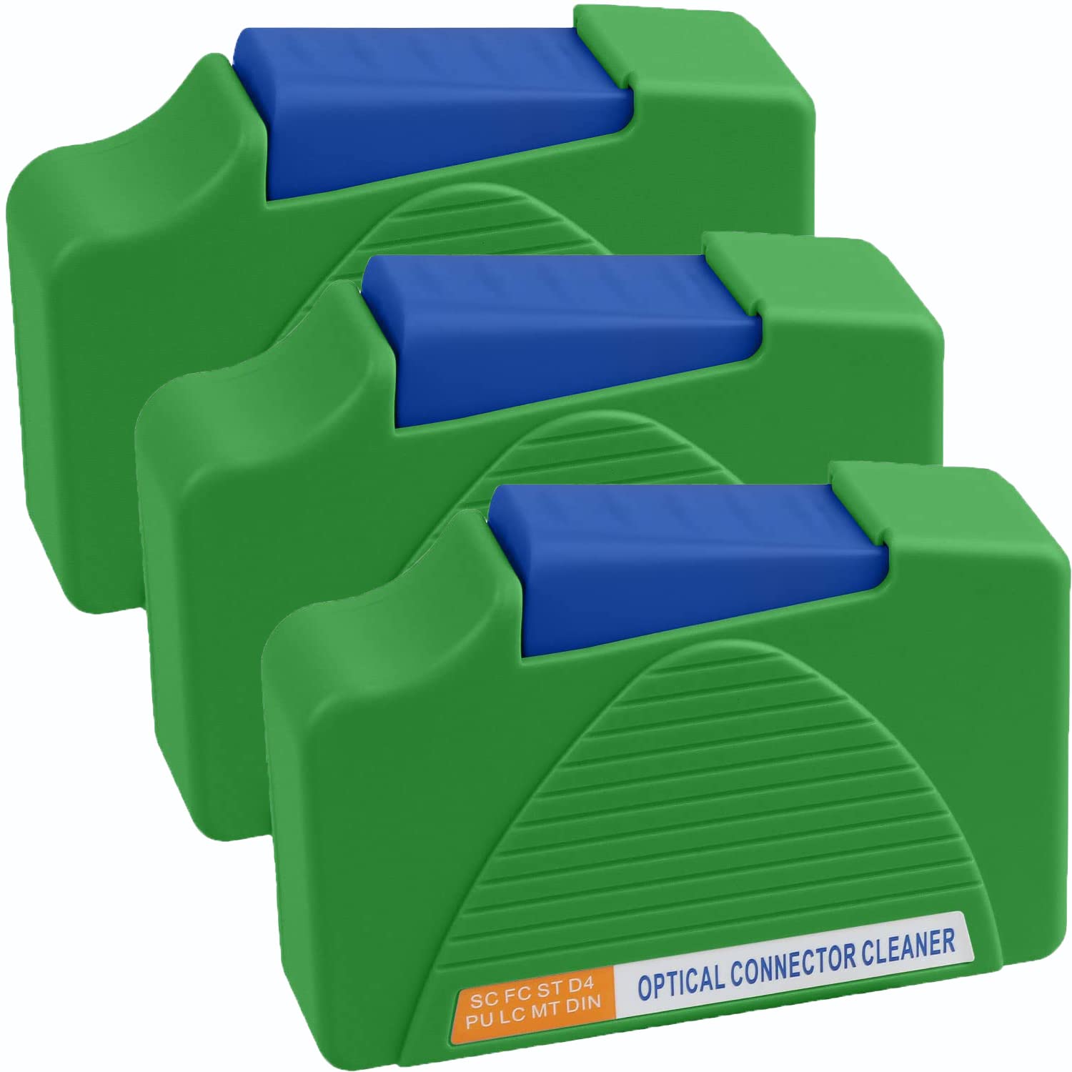FCFiber Cleaner Box 3 Pack FTTH Fiber Optic Cleaning Box for FC & SC