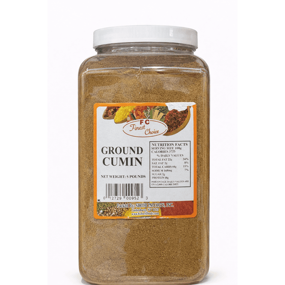 FC Finest Choice Ground Cumin Powder 5 lb Bulk Spice