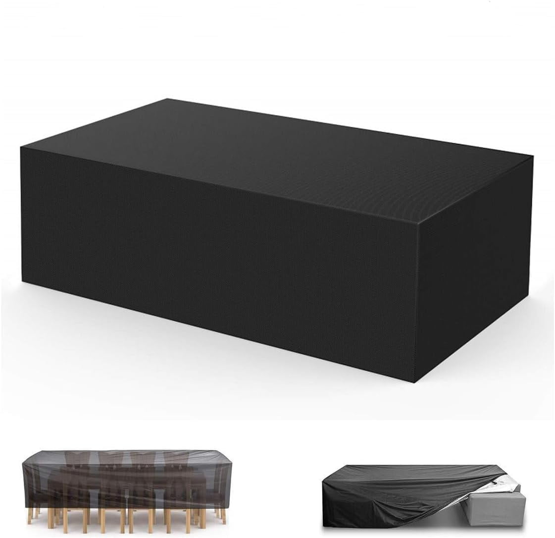 FCGarden Furniture Covers,AntiUV, Black Patio Furniture Covers, Patio