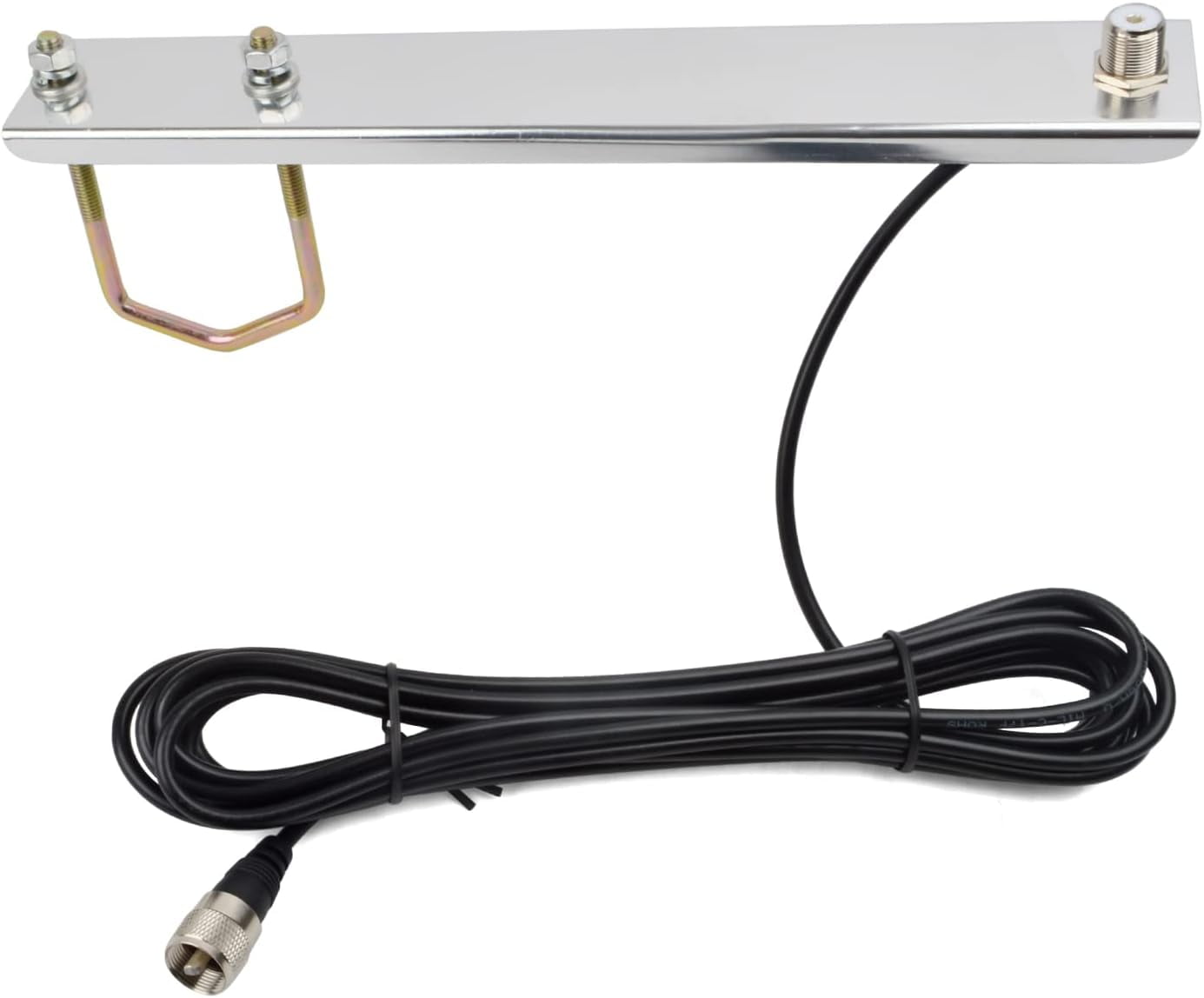 FCHeavy Duty Rail Mount Antenna Bracket, Outdoor Vehicel Truck Roof