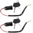 FCIgnition Switch Set,2 PCs Ignition Switch Lock and Key Set for E