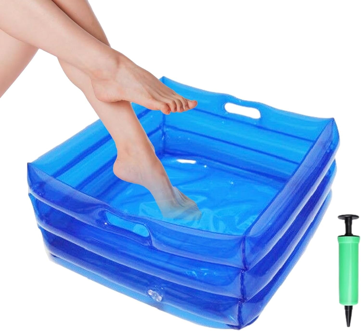 FCInflatable Pool Foot Bath Basin, Portable Pool Foot Wash Basin