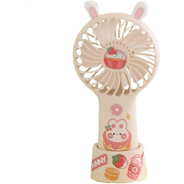 FCKawaii Portable Fan with Stickers Kawaii H,held Fan Kawaii Desk Fan