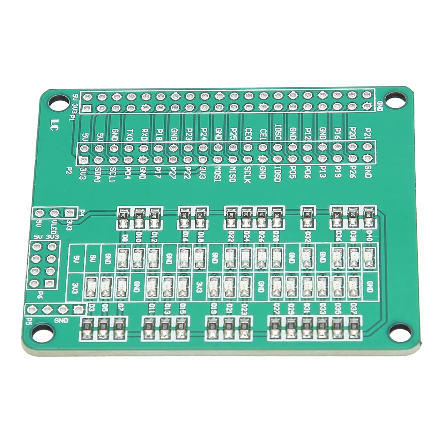 FCLED IO Port Adapter Sensor Converter Module DC 3.3V 5V Test Module