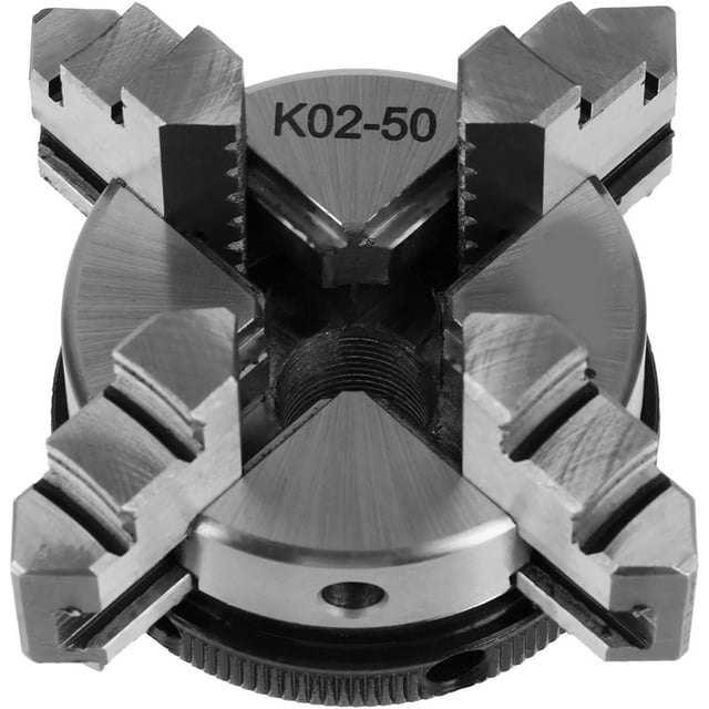 FCLathe Chuck, Wen Lathe 50mm Mini 4 Jaw Wood Lathe Chuck Reversible