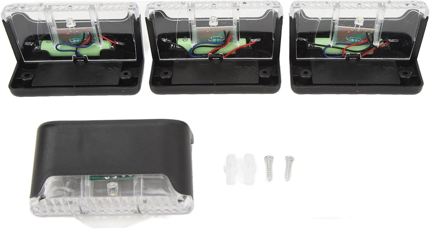 FCOutdoor Stair Lights, 4 Solar Step Lights Led Waterproof Lighting