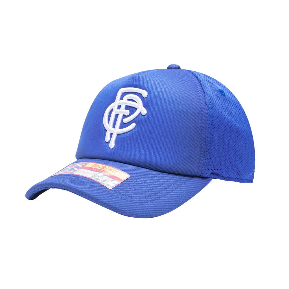 Fan Ink FC Porto '541' Adjustable Hat – Navy Blue Denim Cap With Embroidered Patch & Buckle Closure
