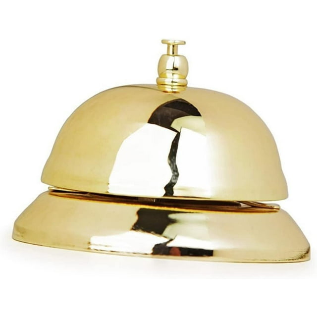 FCPremium Golden Call Bell Ideal for Customer Service School