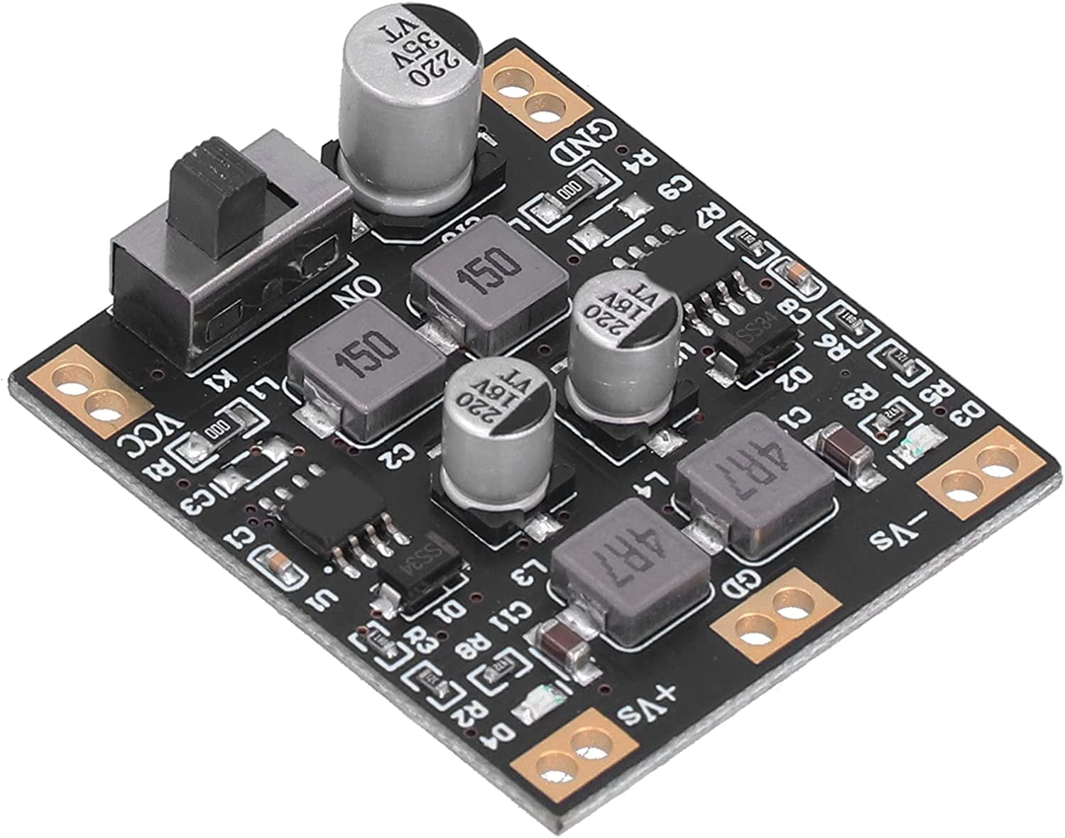 FC-Regulated Power Module Adjustable Positive Negative Power Supply ...