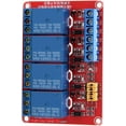FCRelay Module,4 Channel Optocoupler Relay Module Board High & Low