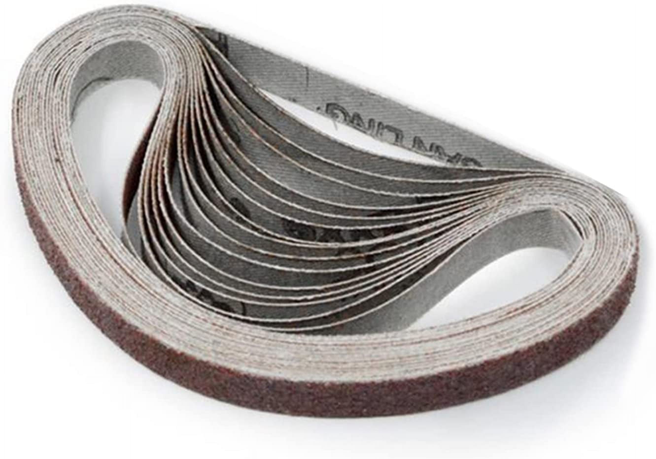 FCSand Paper, 10pcs 10x330mm Abrasive Sanding Belts 600 Grit Sanding