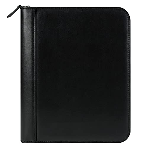  FC Signature Binder Leather Zipper Binder for Planners (Classic