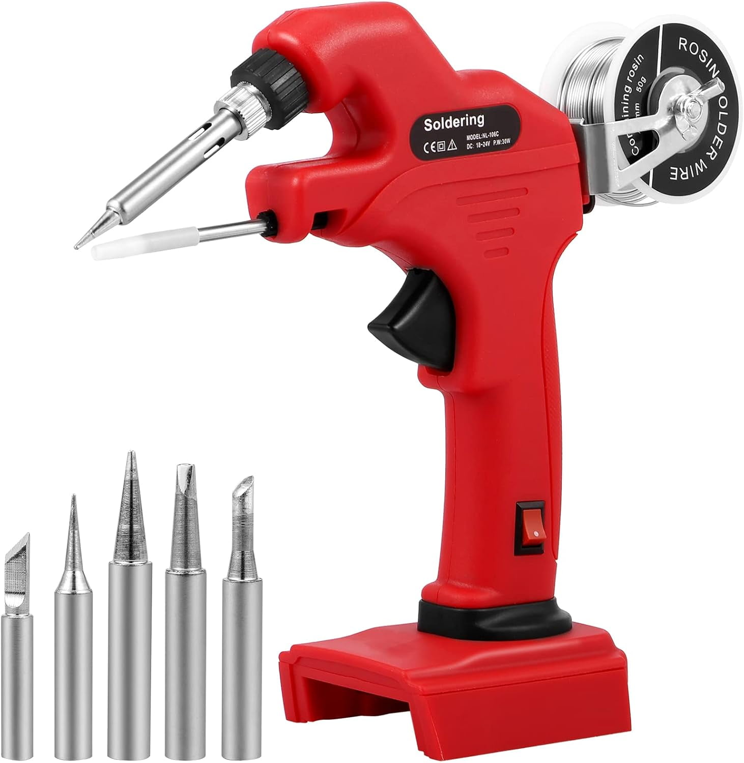 FCSoldering Iron Kit 30W 1824V 200480℃ Adjustable Temperature