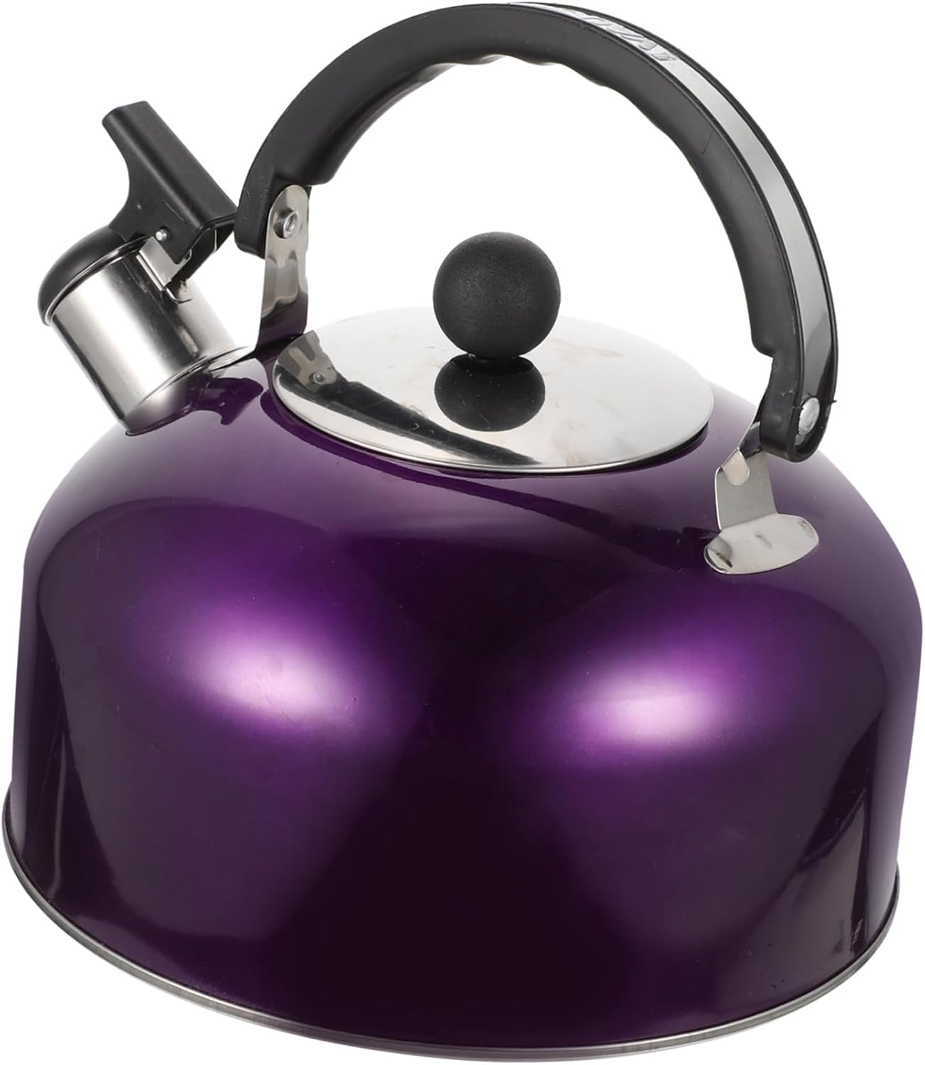 FCStainless Steel Whistling Kettle Household Kettle Metal Pot Hot