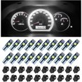 FCT5 LED Lights for Car Dashboard, 20 Pcs 30303SMD LED Bulb with