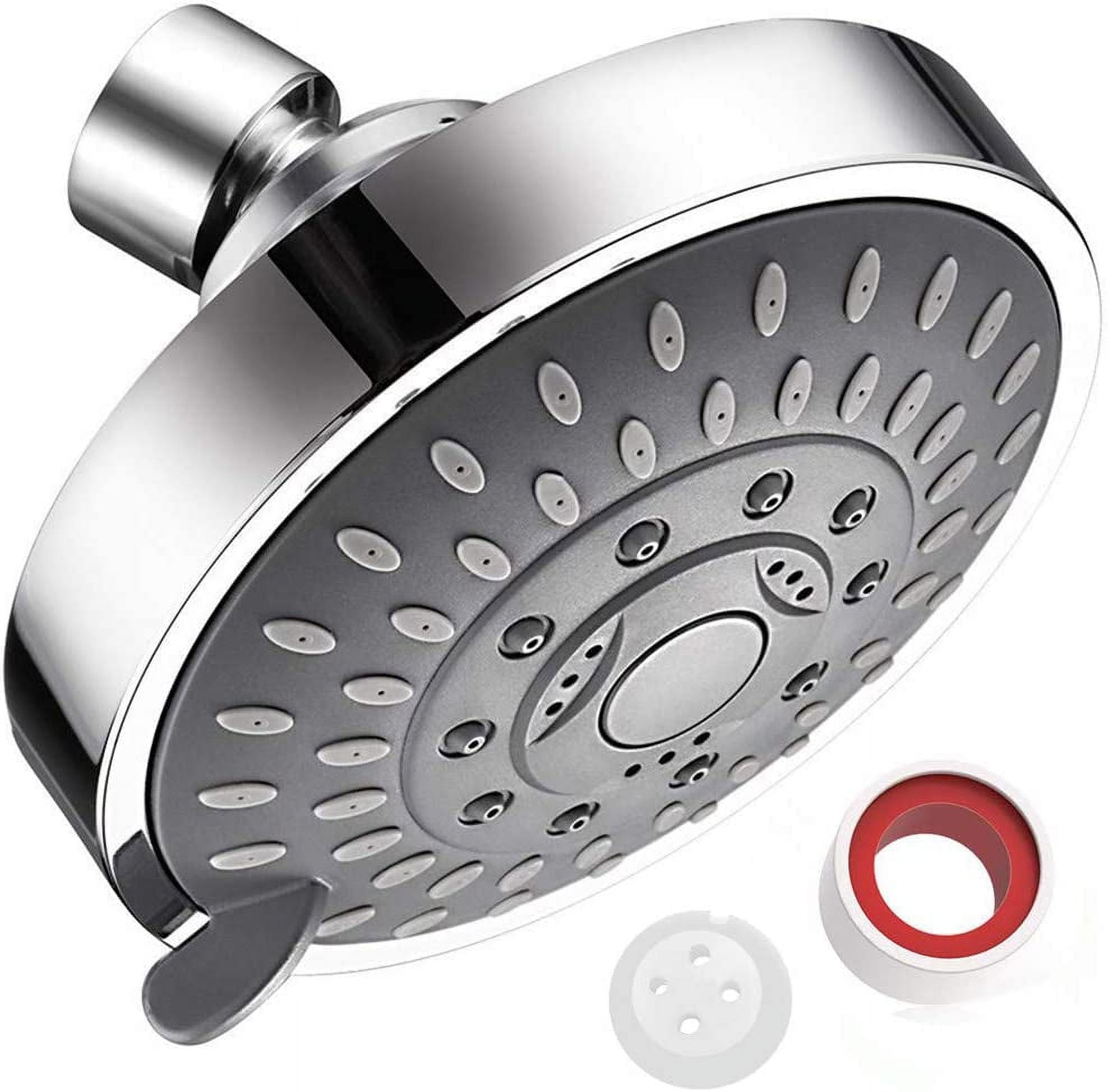 FCTop Shower Head for Hard Water Softener High Pressure Rain Shower