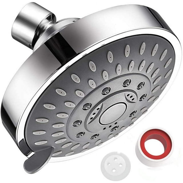 FCTop Shower Head for Hard Water Softener High Pressure Rain Shower