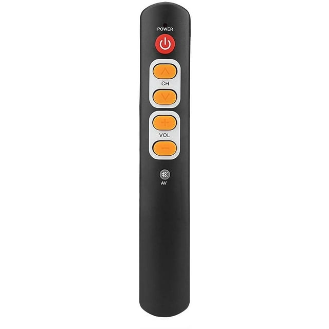 FCUniversal Learning Remote Control with 6 Keys Big Buttons Smart