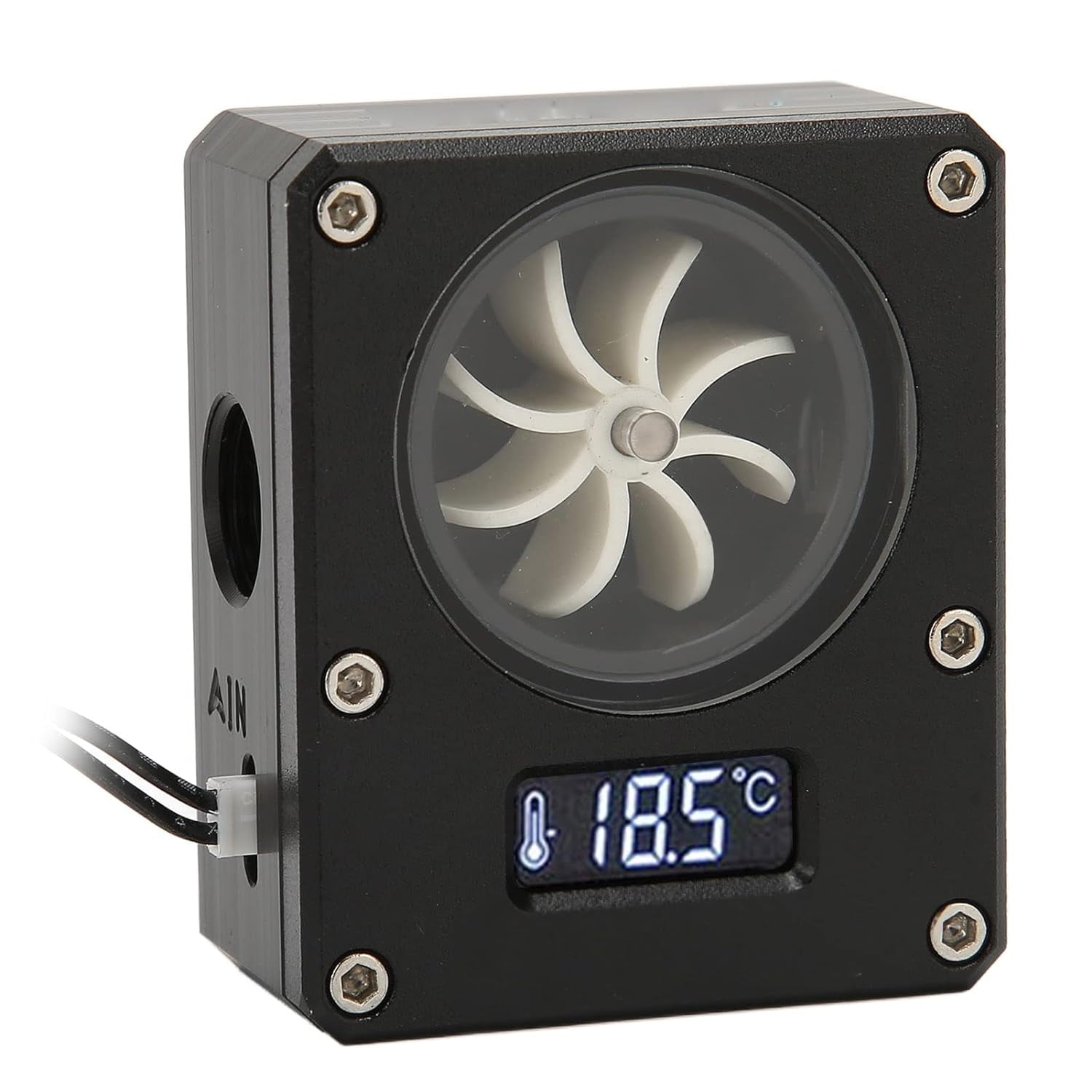 FCWater Flow Meter for PC,Water Cooling Flow Meter Indicator for PC