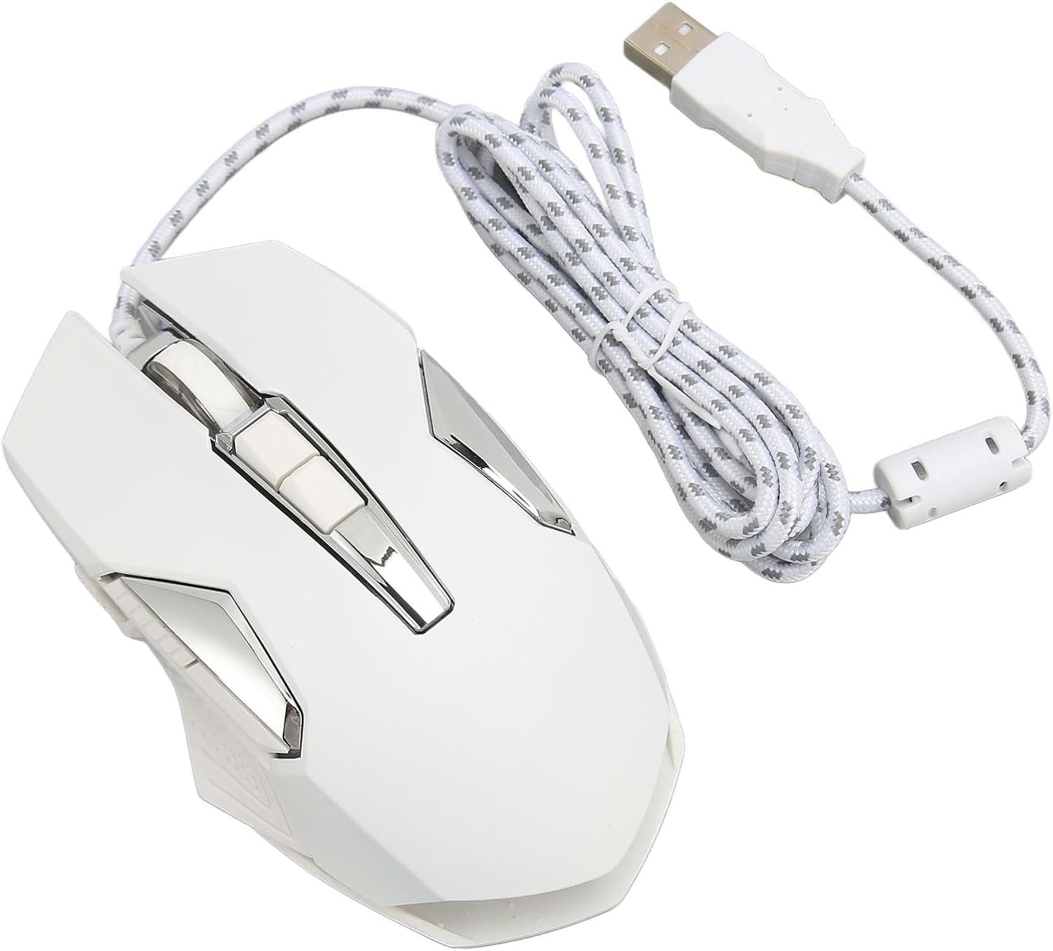 FCWired Gaming Mouse with RGB LED, Adjustable 7200 DPI, Programmable