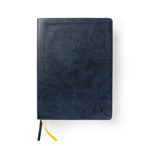 Pre-Owned FCA: CSB E3 Discipleship Bible, Navy LeatherTouch, Indexed (Hardcover)