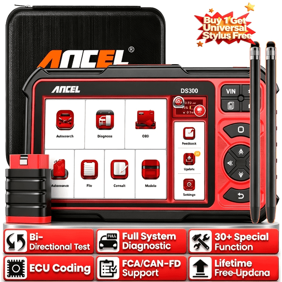 ANCEL Car OBD2 Scanner+ 2PCS S/t/y/l/u/s Kits