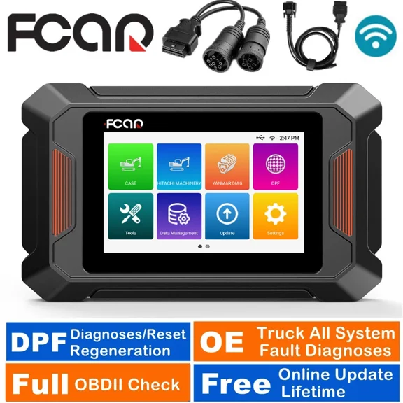 FCAR F803 Heavy Duty Truck Scanner for Cummins,Cat,Detroit,Paccar DPF Regen Tool