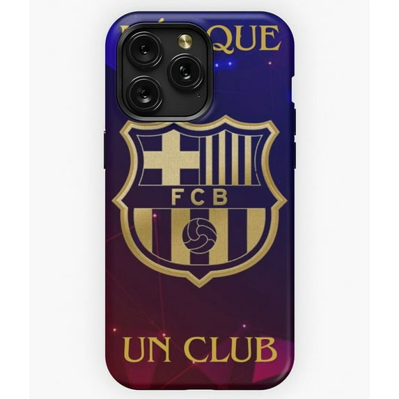FCB Més Que Un Club More Than a Club FC Barcelona A1442 Phone Case for iPhone 11 to 17 Pro Max