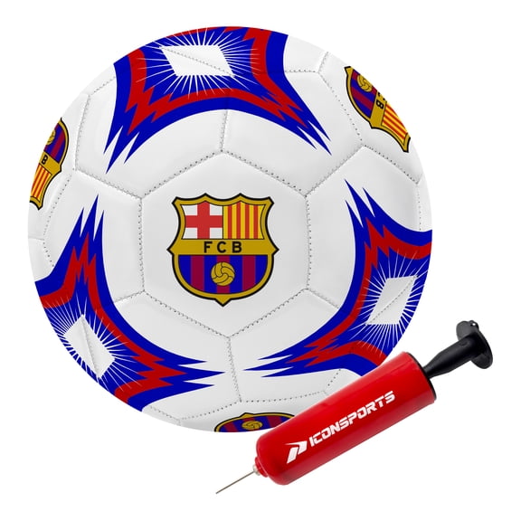 Icon Sports Officially Licensed FC Barcelona Soccer Ball - FCB154BL Size 5