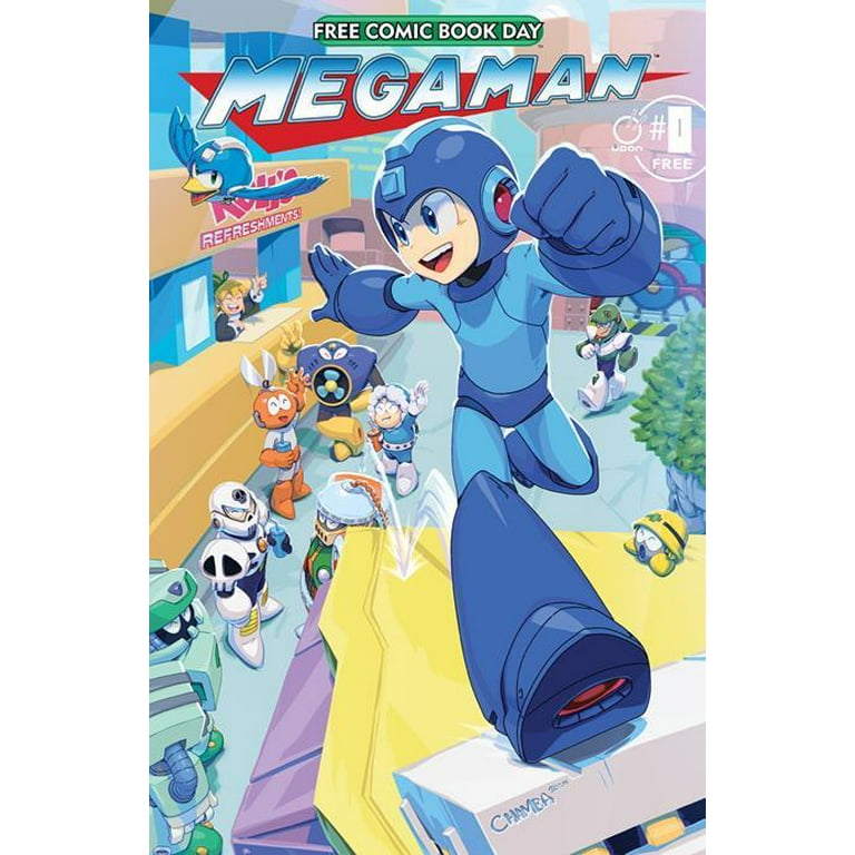 Mega Man Battle Network　ロックマン　Udon Mega Man ZX Timelines #1 CVR X1 - Keenbiscuit ZX Girls – UDON