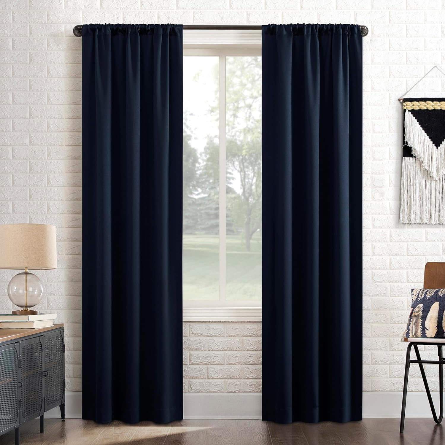 FCCAUDBergen Theater Grade Extreme 100 Blackout Rod Pocket Curtain