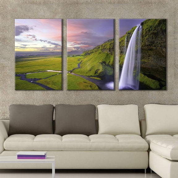 FCCUYE - 3 Panel Canvas Wall Art - Majestic Natural Landscape Triptych Canvas Series - Grand Canyons - Giclee Print Gallery Wrap Modern Home Art Ready to Hang - 16"x24" x 3 Panels
