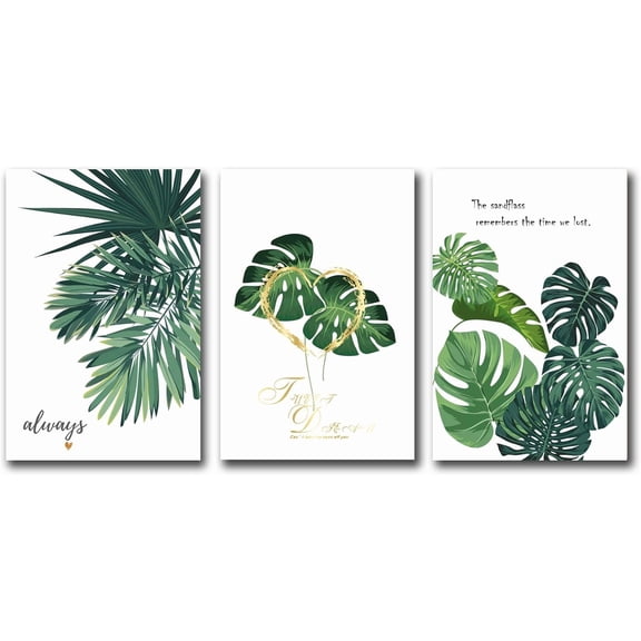 FCCUYE 3 Panel Canvas Wall Art Snow Mountain Blue Sky Canvas Prints Painting Wall Decor for Living Room Wooden d Home Decorations - 16"x24" x 3 Panels