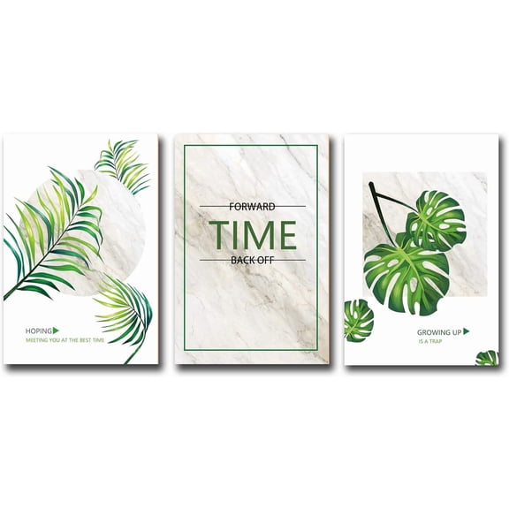 FCCUYE 3 Panel Canvas Wall Art Snow Mountain Blue Sky Canvas Prints Painting Wall Decor for Living Room Wooden d Home Decorations - 16"x24" x 3 Panels