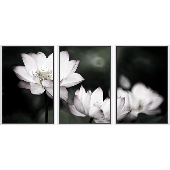 FCCUYE - 3 Piece Canvas Wall Art - Cannabis Texture Marijuana Leaf Pile Background with Flat Vintage Style - Modern Home Art Stretched and Framed Ready to Hang - 16"x24"x3 Panels