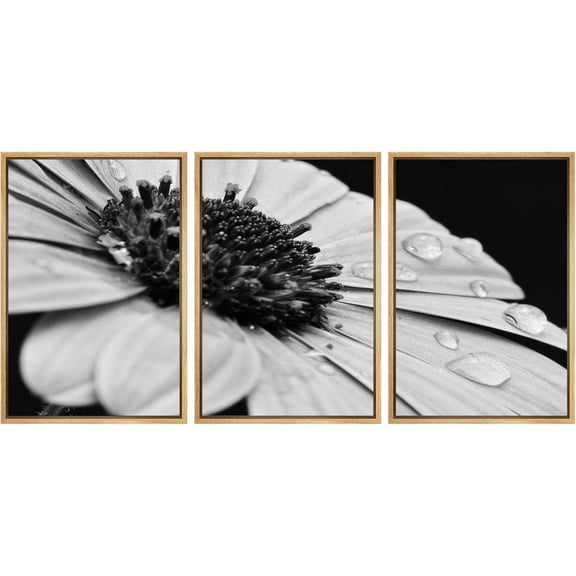 FCCUYE - 3 Piece Canvas Wall Art - Cannabis Texture Marijuana Leaf Pile Background with Flat Vintage Style - Modern Home Art Stretched and Framed Ready to Hang - 16"x24"x3 Panels