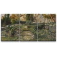 thumbnail image 1 of FCCUYE - 3 Piece Canvas Wall Art - Landscape with Purple Milky Way. Night Sky with Stars and Hills at Summer. - Modern Home Art Stretched and Framed Ready to Hang - 16"x24"x3 Panels, 1 of 6