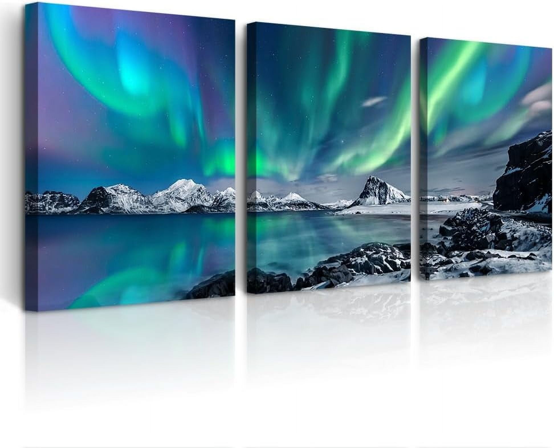 FCCUYE 3 Piece Canvas Wall Art For Living Room Modern Wall Decor For ...