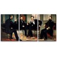 thumbnail image 1 of FCCUYE - 3 Piece Canvas Wall Art - Oil Painting on Canvas of a Fruit Composition - Modern Home Art Stretched and Framed Ready to Hang - 16"x24"x3 Panels, 1 of 6