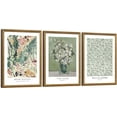 thumbnail image 1 of FCCUYE 3 Piece d Vintage Botanical Floral Canvas Wall Art Set, Matisse Van Gogh William Morris Paintings, Large Pictures Prints Wall Decor for Living Room Bedroom Bathroom Office, 16x24in, 1 of 7