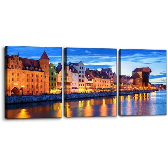 FCCUYE 3 Pieces Black and White Canvas Wall Art Sunset Landscape of National Park Arizona Sonoran Desert Cactus Pictures Painting Prints on Canvas Modern Artwork for Home Office Decor - 20"x28"x3