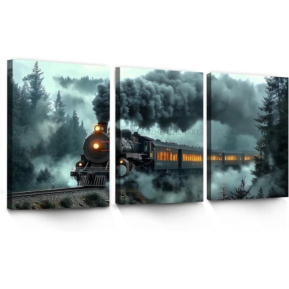 FCCUYE 3Pcs Retro Coffee Bean Tools Wall Art Coffee Picture Canvas Painting Prints For Home Dining Room Living Room Wall Decor Poster Artwork(16" x 24" x 3 Panels Framed)