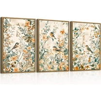 FCCUYE Boho Wall Art Large Neutral Wall Decor Abstract Line Painting for Living Room Bedroom Office 16x24 Inch Set of 3