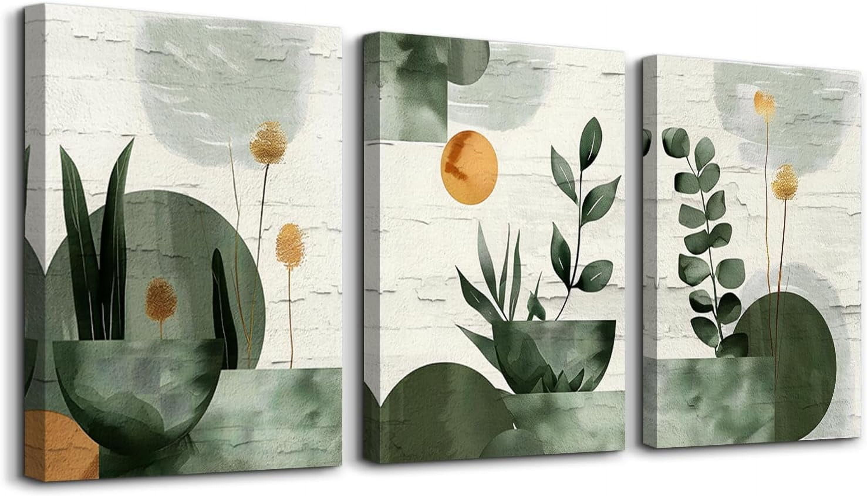 FCCUYE Boho Wall Decor for Bedroom Canvas Wall Art for Living Room ...