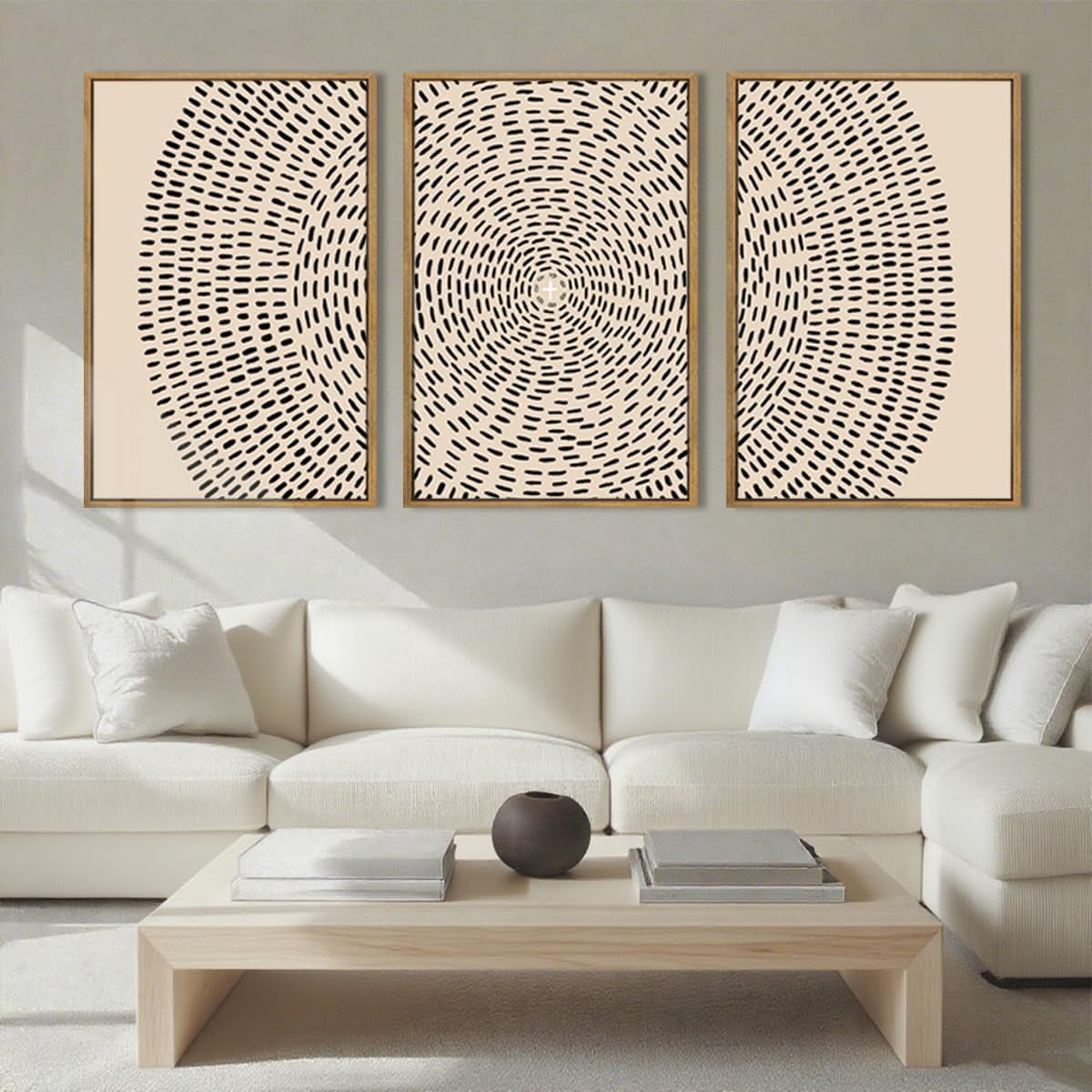 FCCUYE Brown Bear Wall Art 16x24 Inch Forest Paintings Rustic Wildlife ...