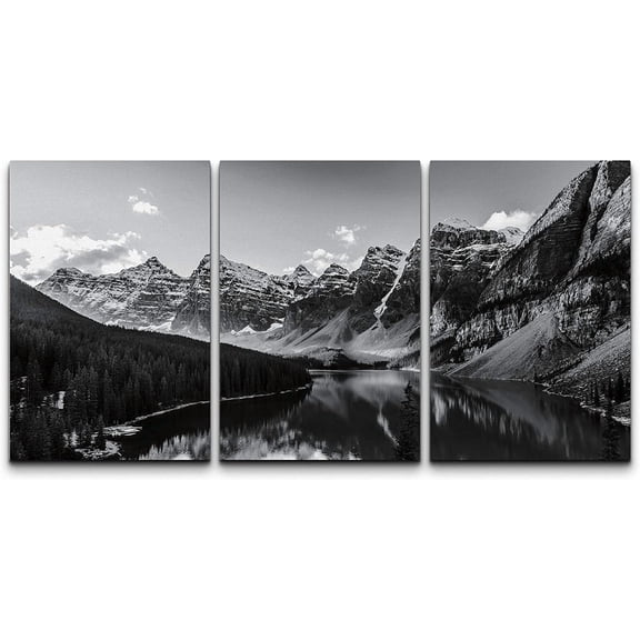 FCCUYE Canvas Print Wall Art Set Burning Sun, Rocketship & Astronaut Astronomy & Space Aurora Mixed Media Modern Art Scenic Dramatic Multicolor Ultra for Living Room, Bedroom, Office - 16"x24"x3